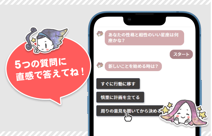 【おひつじ座×性格】星座相性診断イメージ