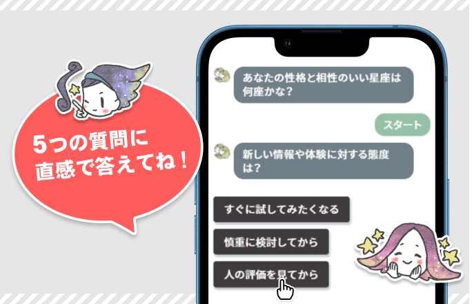 【ふたご座×性格】星座相性診断イメージ