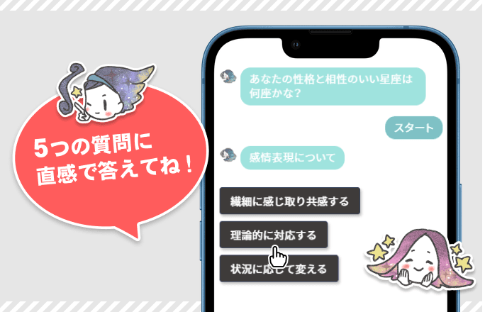 【うお座×性格】星座相性診断イメージ