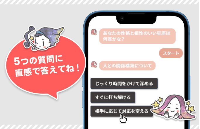 【さそり座×性格】星座相性診断イメージ